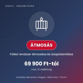 Fűtési rendszer átmosása és iszaptalanítása
