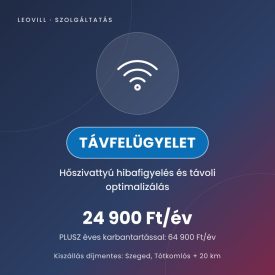 Hőszivattyú távfelügyelet – éves csomag