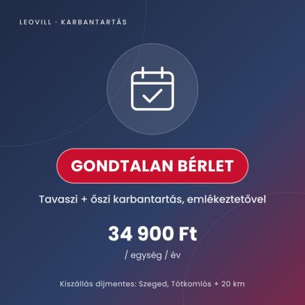 KLÍMA GONDTALAN – Éves karbantartási bérlet