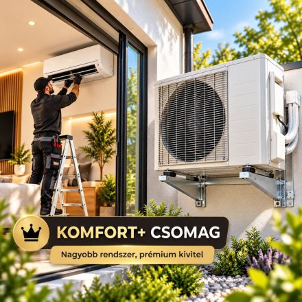 KLÍMA KOMFORT+ csomag – nagyobb rendszer, prémium kivitel